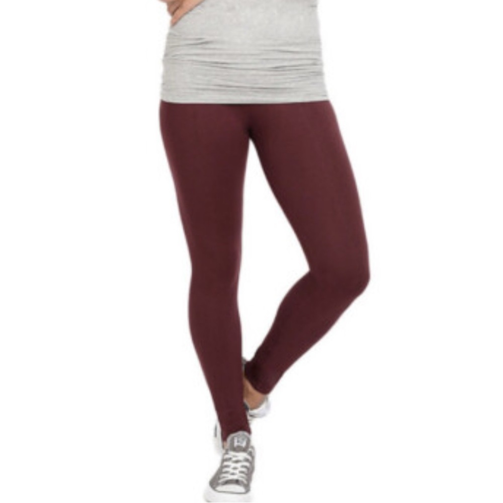 Lysse Deep Red wine Leggings